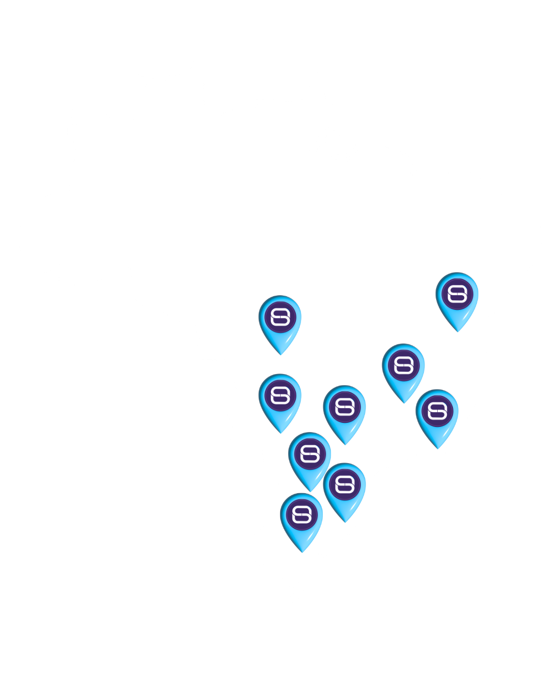 Mapa de presença Sorrix no Brasil